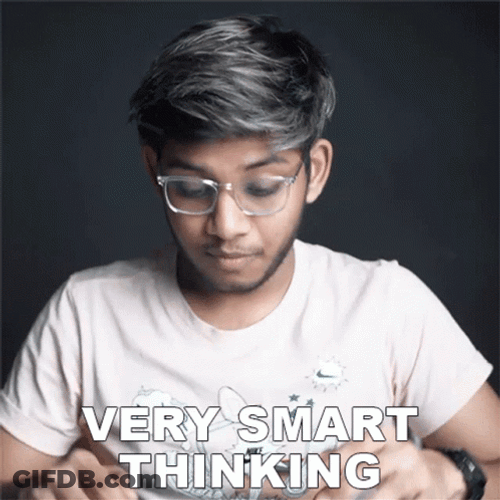 Im Smart Very Smart Thinking Boy GIF