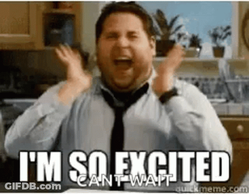 Im So Excited Jonah Hill GIF