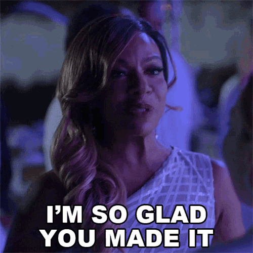 Im So Glad You Made It Tasha Mack GIF