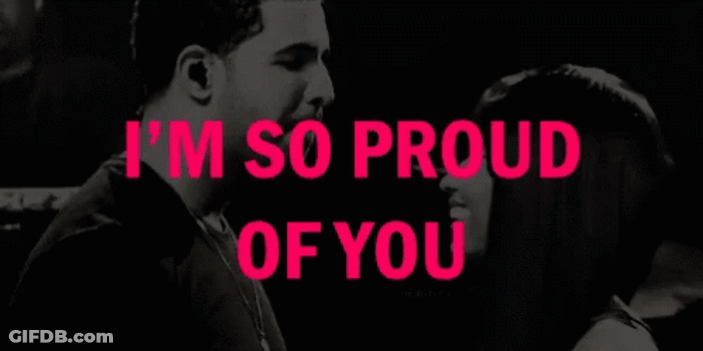 I’m So Proud Of You Couple Kiss Cheeks GIF