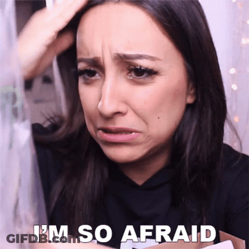 Im So Scared Debora Spiga GIF