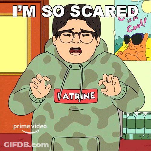 Im So Scared Fairfax Benny GIF