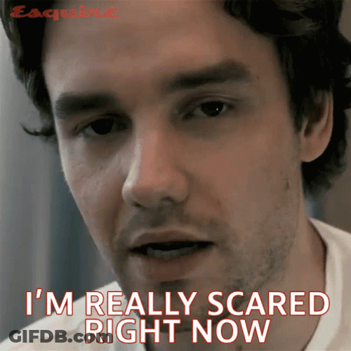 Im So Scared Liam Payne GIF