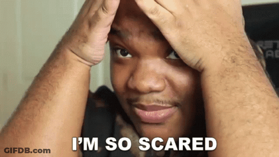 Im So Scared MacDoesIt GIF