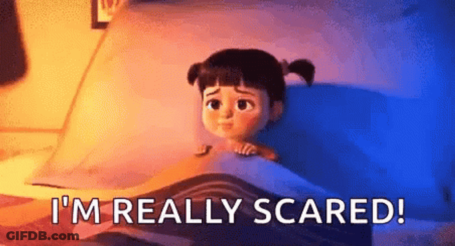 Im So Scared Monsters Inc Boo GIF