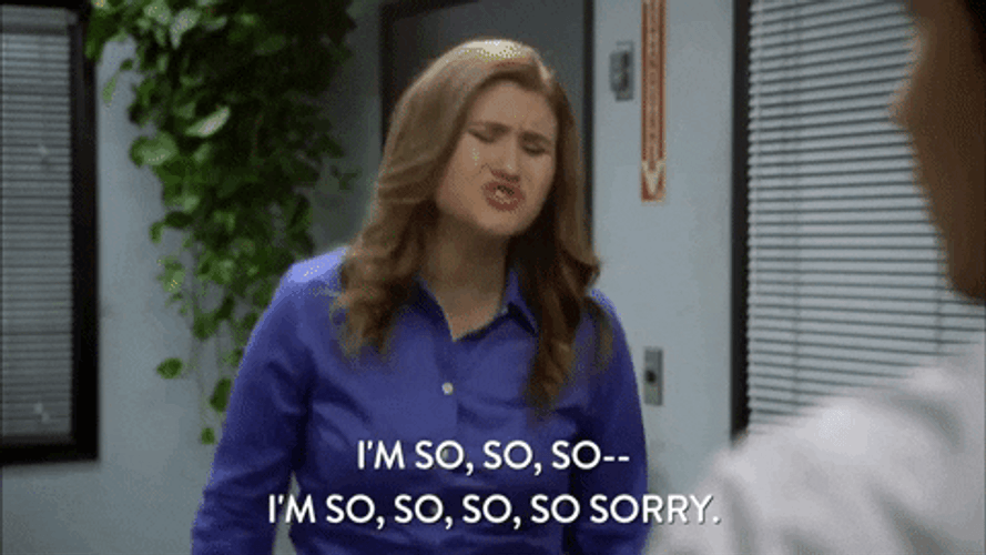 Im Sorry Jillian Bell GIF