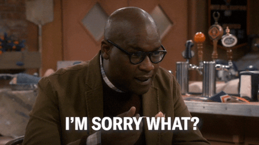 Im Sorry What Guy Wearing Glasses GIF