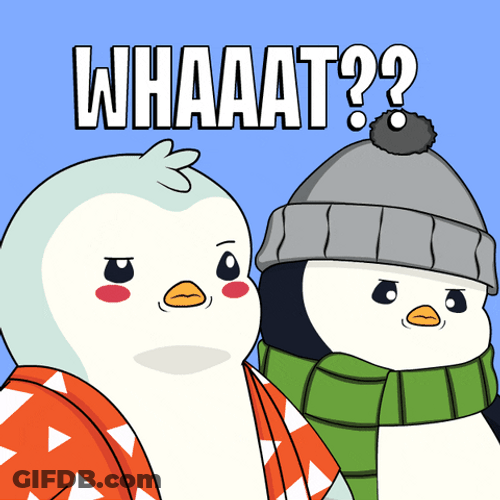 Im Sorry What Two Penguins GIF