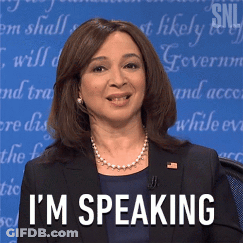 Im Speaking Beautiful Eye Kamala Harris GIF