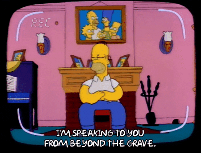 Im Speaking To You From Beyond The Grave GIF