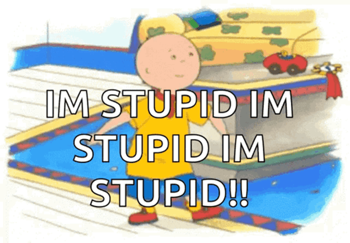 Im Stupid Dancing Caillou GIF
