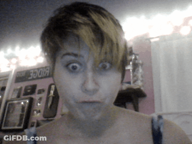 Im Stupid Lady Tongue Out GIF