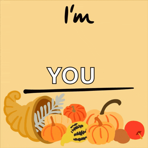 Im Thankful For Happy Thanksgiving GIF