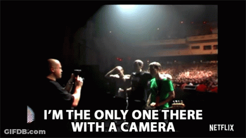 Im The Only One There With A Camera Photographer GIF