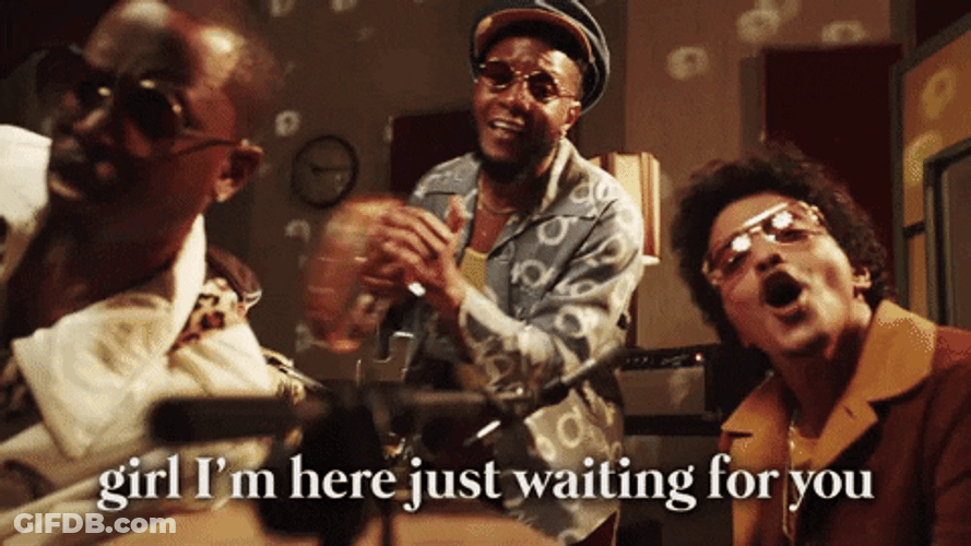 Im Waiting Bruno Mars Music Video GIF