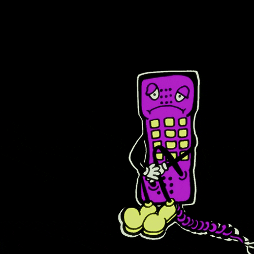 Im Waiting Cartoon Phone Annoyed GIF
