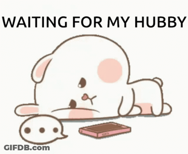 Im Waiting For Hubby Spoiled Bunny GIF