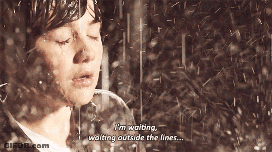 Im Waiting Greyson Chance Soaking In Rain GIF