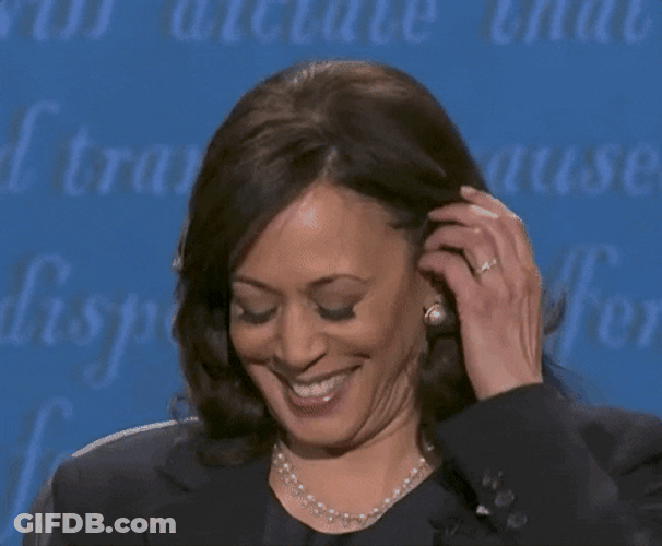 Im Waiting Smiling Kamala Harris GIF