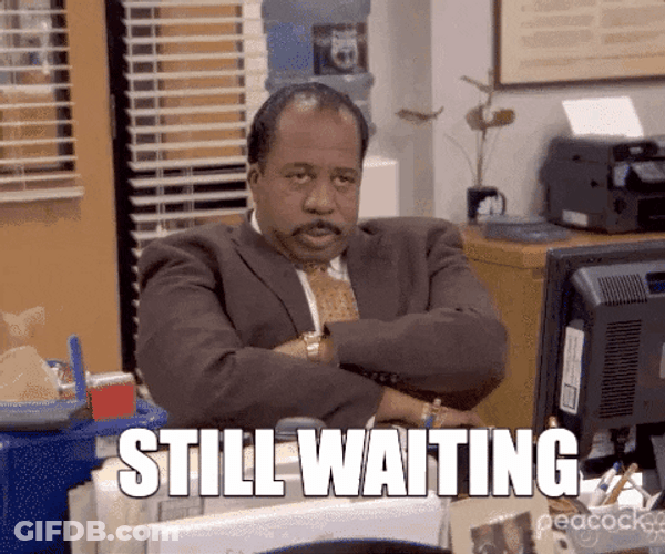 Im Waiting Stanley Hudson The Office GIF