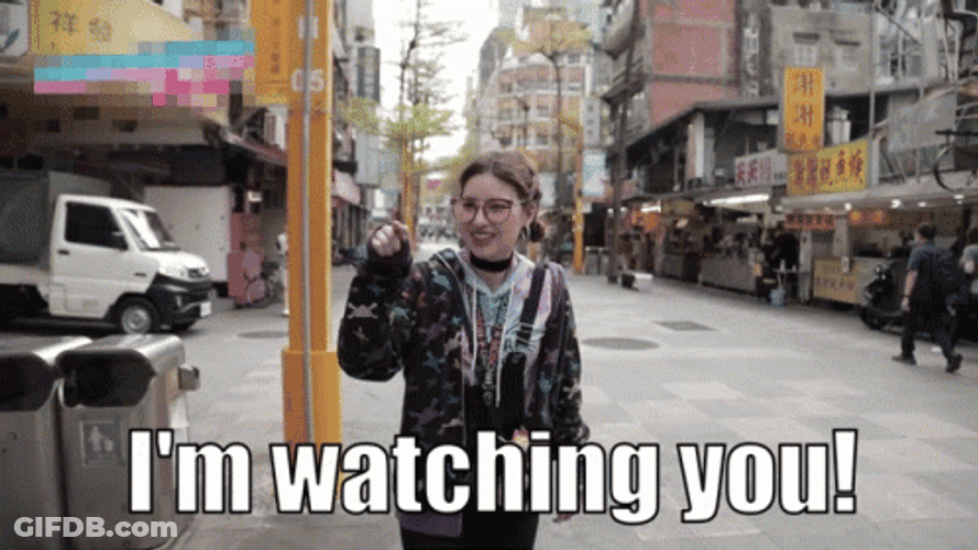 Im Watching You Becky In Japan GIF