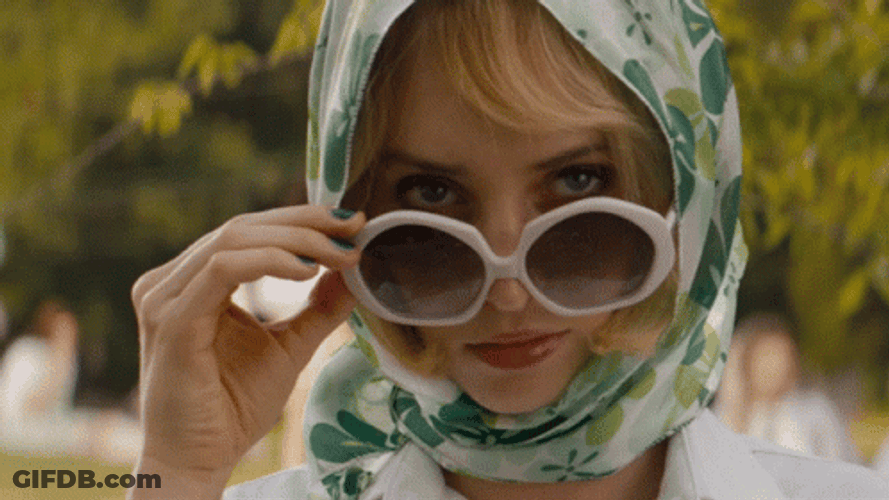 Im Watching You Maya Hawke Spying GIF