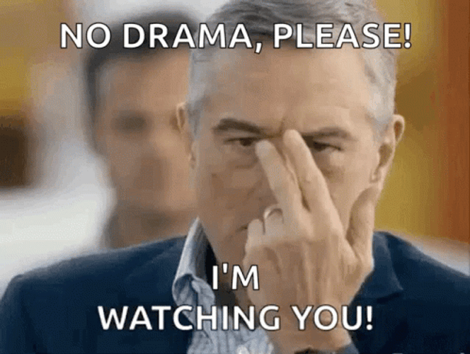 Im Watching You Robert De Niro No Drama GIF