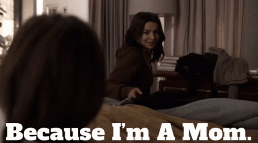 Im With Her Because I'm Her Mom Amelia Shepherd GIF