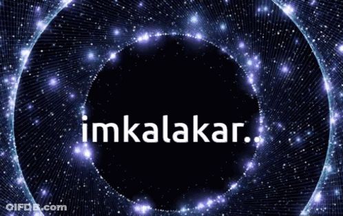 Imkalakar On Black Background GIF