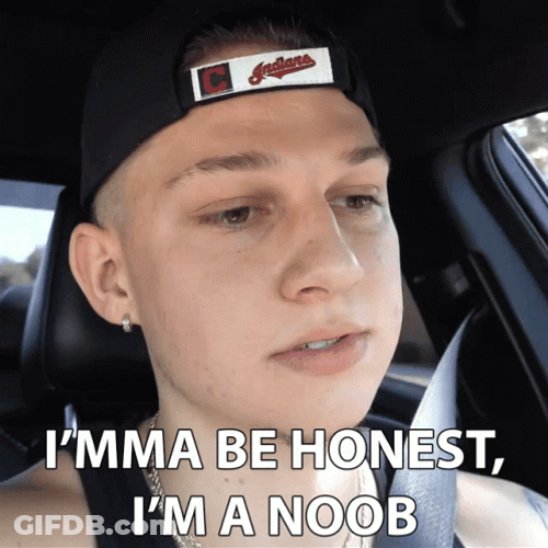 Imma Be Honest I'm A Noob GIF