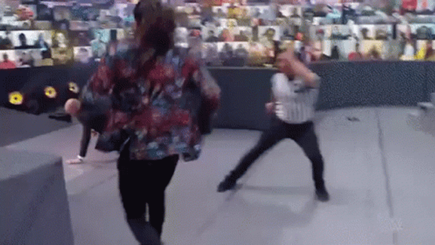 Immediate Curb Stomp Of Seth Rollins GIF
