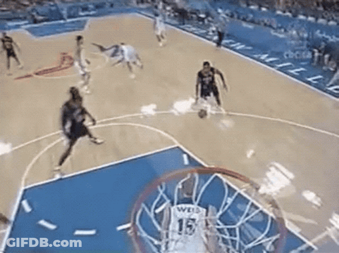 Impactful Poster Dunk GIF