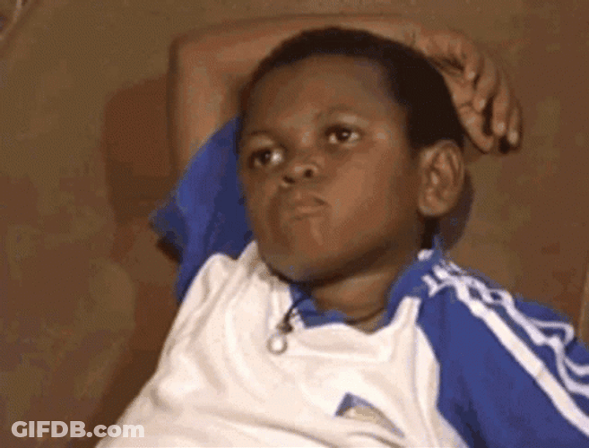 Impatient Aki Thinking GIF