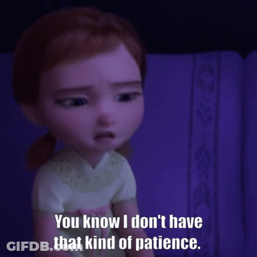 Impatient Anna From Frozen GIF