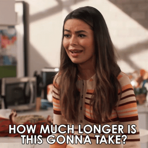 Impatient Carly Shay GIF