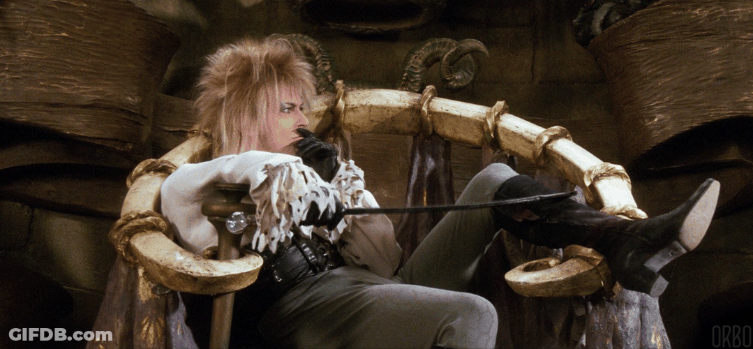 Impatient David Bowie GIF