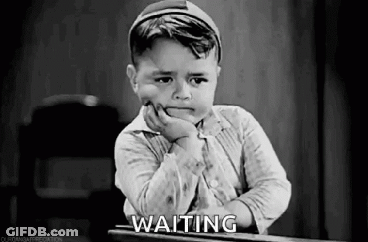 Impatient Kid Anxiously Waiting GIF