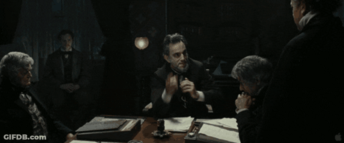 Impatient Lincoln Movie Clip GIF