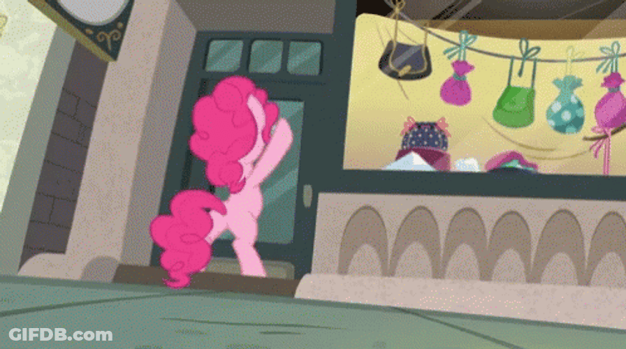 Impatient Pinkie Pie GIF