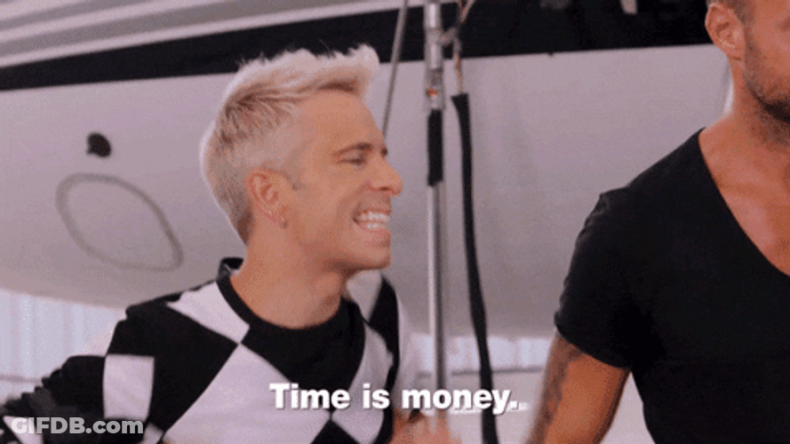 Impatient Top Model Coach GIF