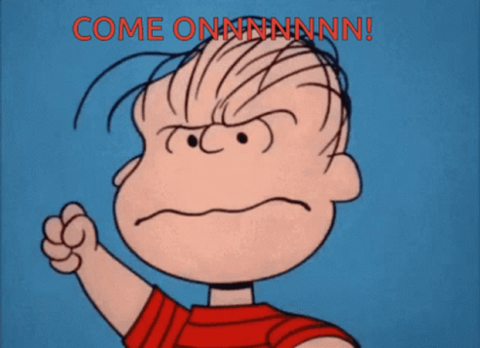 Impatiently Waiting Come On Linus Van Pelt Charlie Brown GIF
