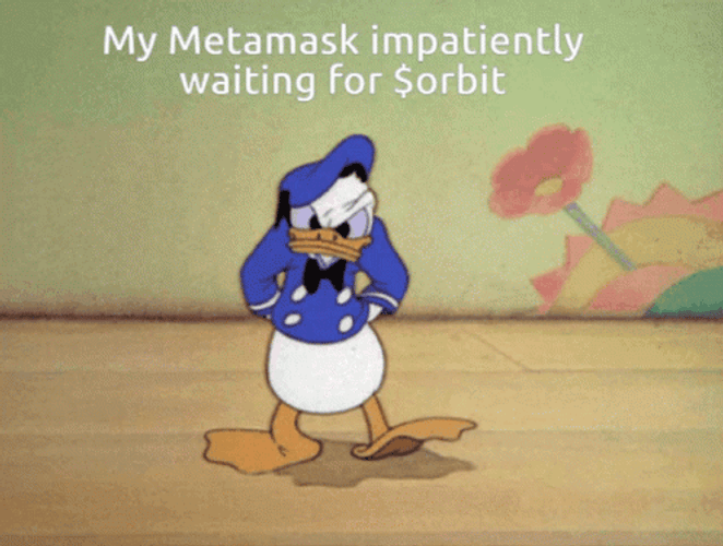 Impatiently Waiting Donald Duck Tapping Foot GIF
