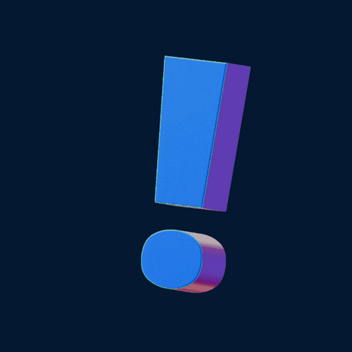 Important Moving Exclamation Point GIF
