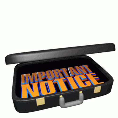 Important Notice Inside Suitcase GIF
