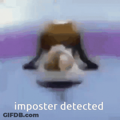 Imposter Detected Turning To The Front GIF