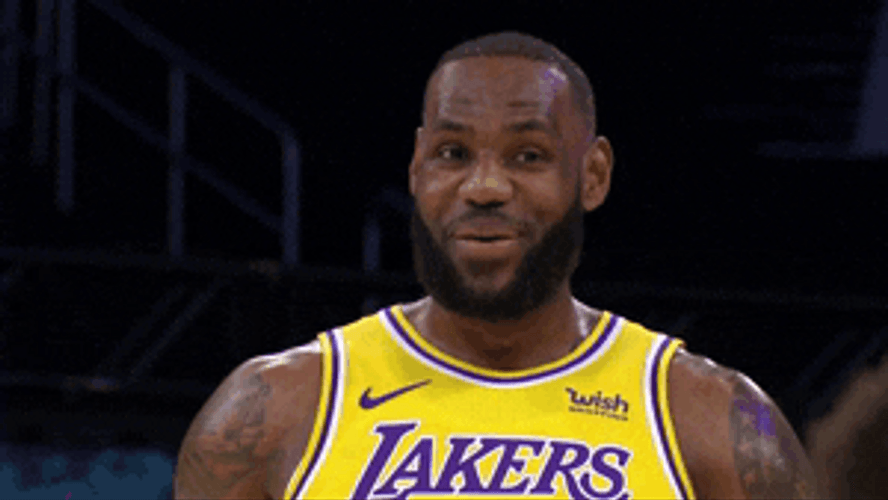 Impressed LeBron James NBA GIF