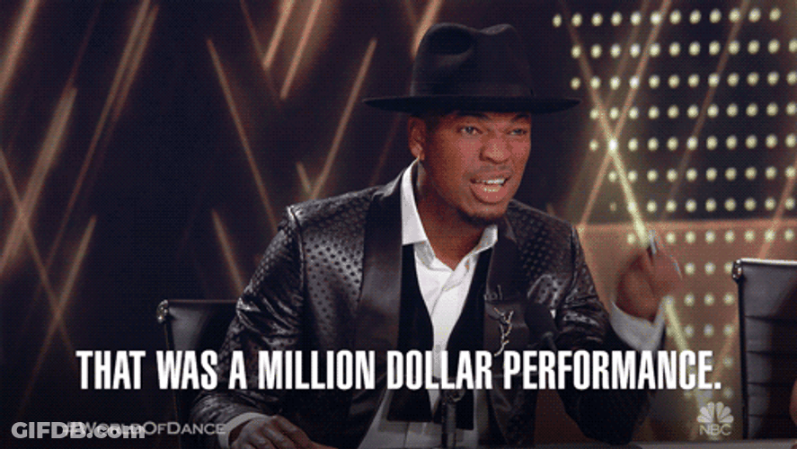 Impressed Neyo 1 Million Dollars Performance GIF