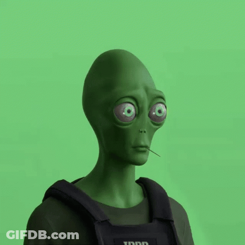 Imvu Alien Avatar Laser Eyes GIF