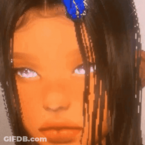 Imvu Avatar Flying Butterfly GIF