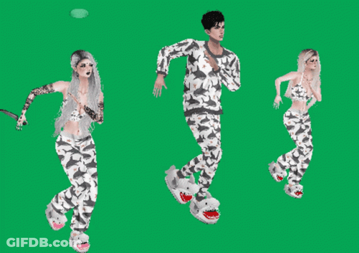 Imvu Matching Outfit Dancing Avatars GIF